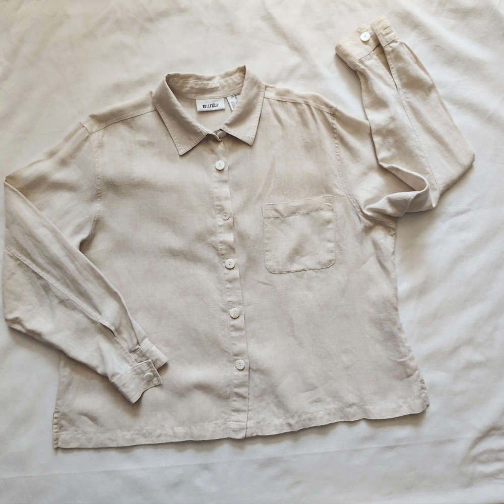 Units Linen Shirt Jacket